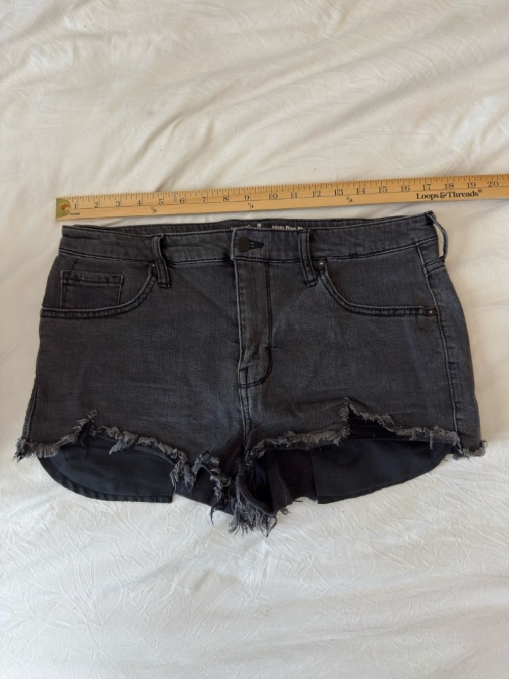 Wild Fable black denim cutoff shorts, Size 14